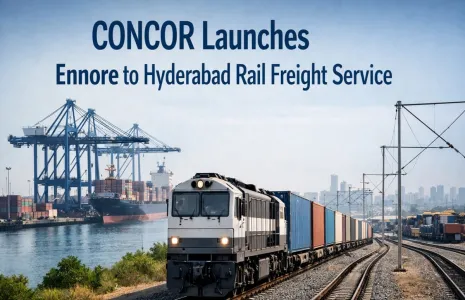 CONCOR Launches Ennore to Hyderabad Rail Freight Service