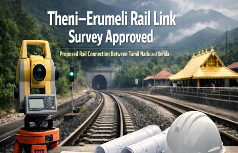 Railways Clears Survey For Theni–Erumeli Rail Link
