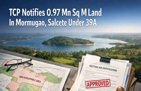 TCP Notifies 0.97 mn Sq M Land In Mormugao Salcete Under 39A
