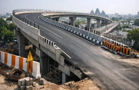 Final Arm Of Goripalayam Flyover Nearing Completion