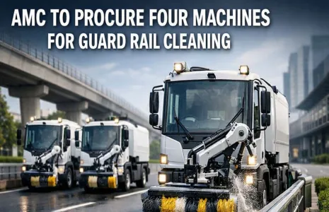 AMC To Procure Four Machines For Guard Rail Cleaning