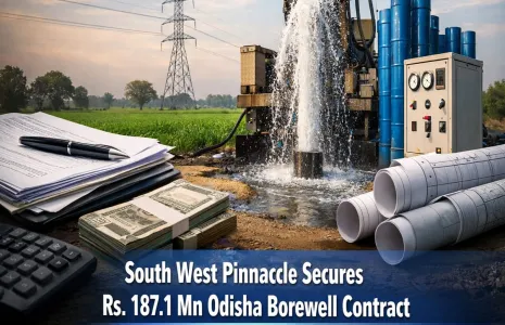 South West Pinnacle Secures Rs. 187.1 mn Odisha Borewell Contract