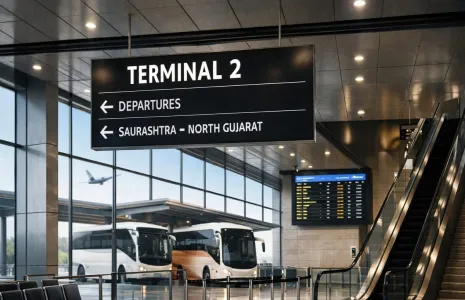 Ahmedabad Geetamandir Bus Port Terminal Two Ready with Airport Facilities