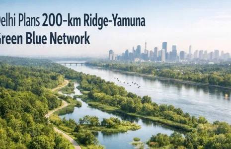 Delhi Plans 200-km Ridge Yamuna Green Blue Network