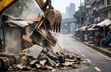 BMC Removes 28 Structures And Targets Hill Road Encroachments
