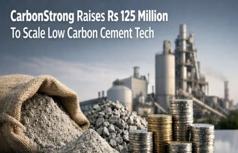 CarbonStrong Raises Rs 125 Million To Scale Low Carbon Cement Tech