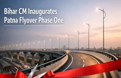 Bihar Chief Minister Inaugurates Patna Flyover Phase One