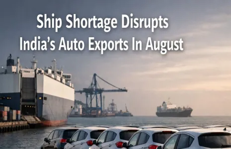 Ship Shortage Disrupts India's Auto Exports In August