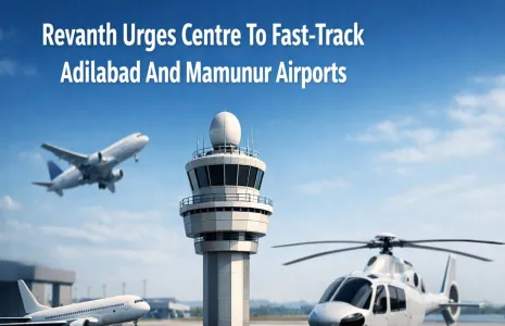 Revanth Urges Centre To Fast-Track Adilabad And Mamunur Airports