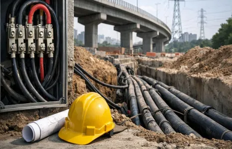 Officials Inspect KBR Park Flyover Electrical Network Shifting Works