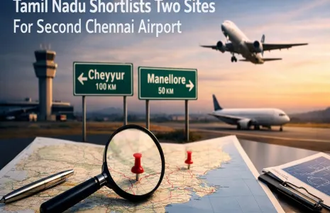 Tamil Nadu Shortlists Two Sites For Second Chennai Airport