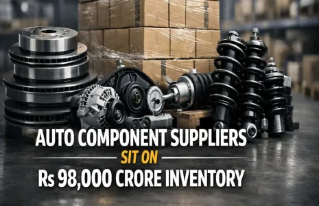 Auto Component Suppliers Sit On Rs 98,000 Crore Inventory