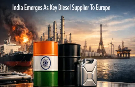 India Emerges As Key Diesel Supplier To Europe