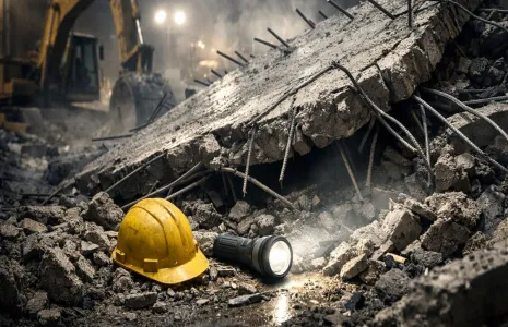 Fifteen Workers Rescued After Iron Slab Collapse in Gandhinagar