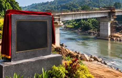 Meghalaya CM Lays Foundation for Didak River Bridge