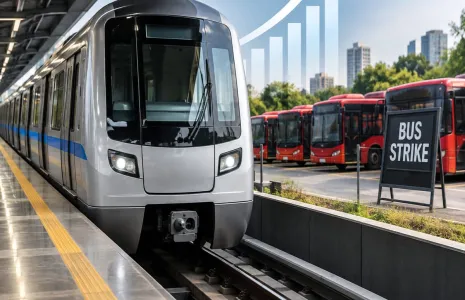 Delhi Metro Sets Ridership Record amid DTC Bus Strike