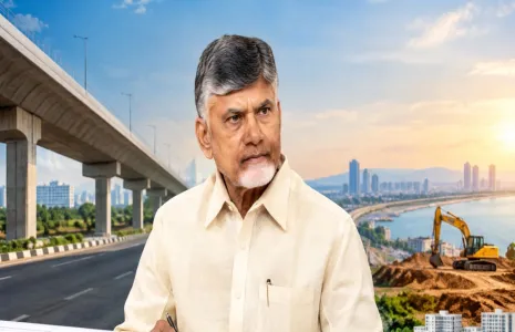 Naidu Lays Foundation for Rs. 113.6 bn Infrastructure Works