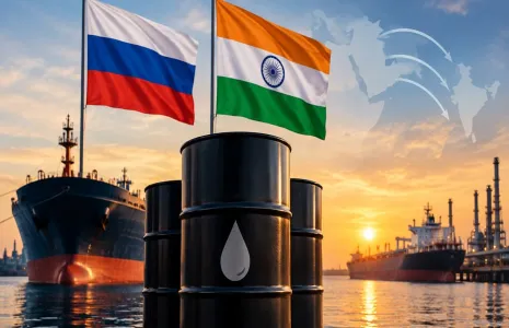 India’s Russian Oil Imports Hold Near 1.8 mn bpd as Middle East Fills Gaps
