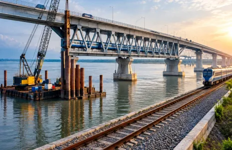 Second Saraighat Bridge Piling Work to Begin in October