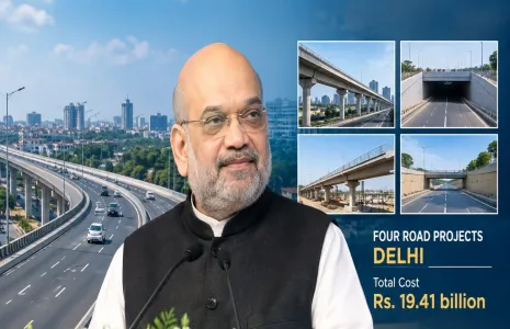 Amit Shah Inaugurates Four Delhi Road Projects Worth Rs. 19.41 bn