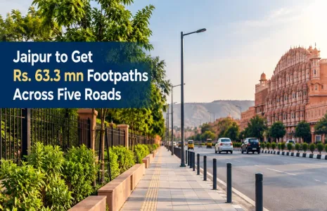 Jaipur to Get Rs. 63.3 mn Footpaths Across Five Roads
