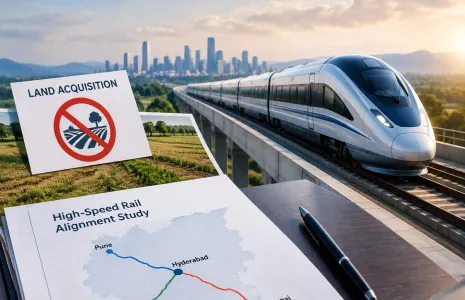 Centre Denies Seeking Land for Three High-Speed Rail Corridors