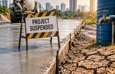 Nagpur Halts Rs. 9 bn Cement Road Projects amid Water Shortage