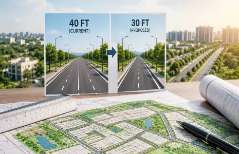 GMADA Plans Master Plan Revision to Reduce Road Widths