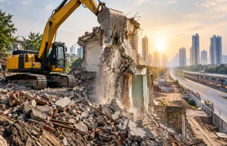 BMC Completes Demolition of 604 Structures for Link Road