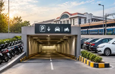 Nagpur Station West Gate Parking Facility to Open Within Days
