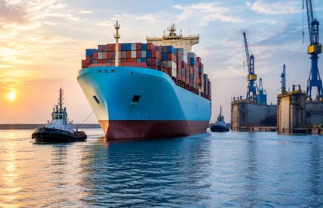 Maersk Docks First Vessel in India at Kattupalli Shipyard