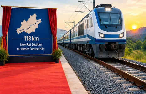Railways Minister to Inaugurate New Rail Sections Covering 118 km