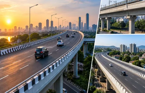 Maharashtra CM Opens Three Flyovers in Mumbai